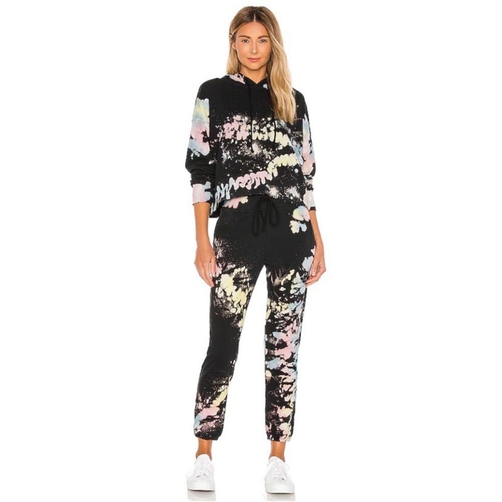 daydreamer color pop tie dye slim leg jogger sweatpants